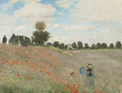Pole maków autorstwa Claude Monet