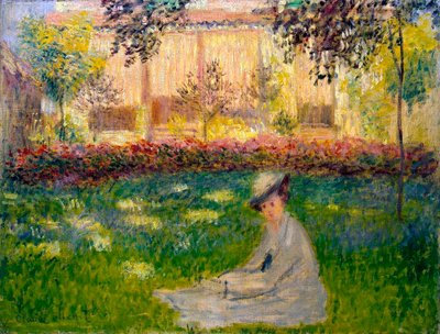 Kobieta w ogrodzie, 1876. autorstwa Claude Monet