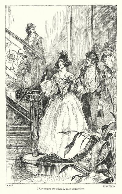 Ilustracja do Coningsby Disraeliego (lito) autorstwa Claude Shepperson