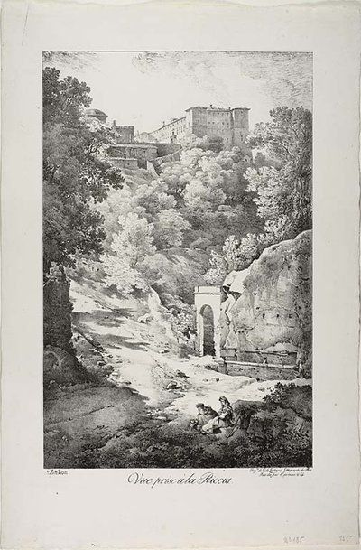 Widok z La Riccia autorstwa Claude Thienon