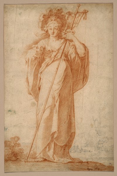 Kuman Sybilla, c.1630 autorstwa Claude Vignon