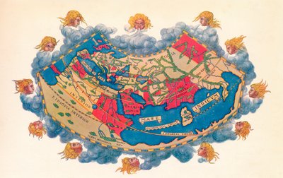 Mapa świata Ptolemeusza 150 ok. 150 r. 1912 r autorstwa Claudius Ptolemy