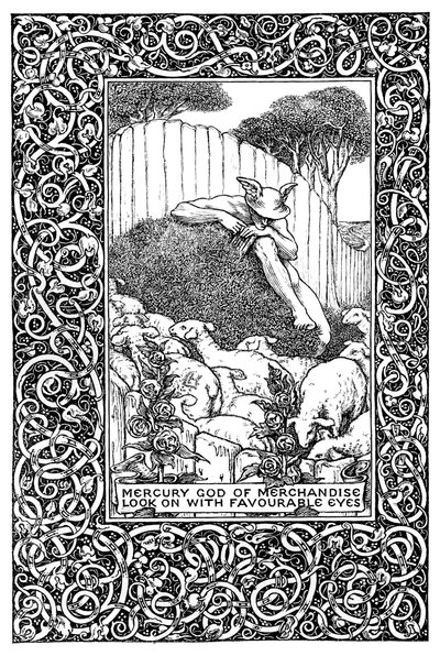 Frontyspis do pola koniczyny, 1899. autorstwa Clemence Housman