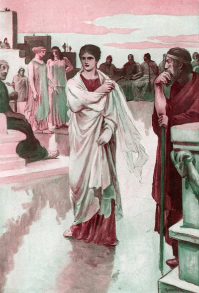 Ilustracja do Iliady autorstwa Homera autorstwa Clement Goutier