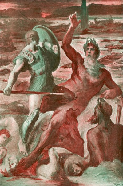 Ilustracja do Iliady autorstwa Homera autorstwa Clement Goutier