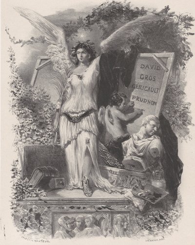 Artyści Współcześni, ca. 1847. autorstwa Célestin Nanteuil