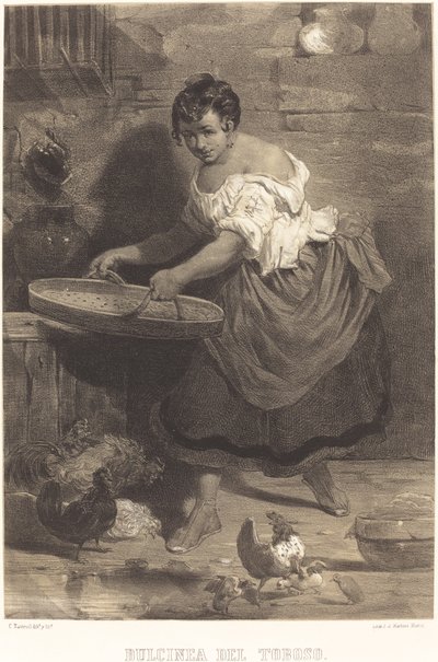 Dulcynea del Toboso autorstwa Célestin Nanteuil