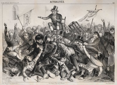 Wiadomości: Wybory w Anglii, 1841. autorstwa Clémente Pruche