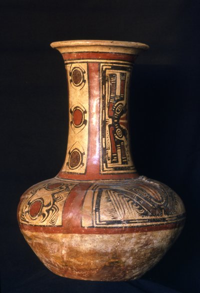 Słój z wysoką szyjką, wczesna faza Cocle, 700-800 n.e. (ceramika) autorstwa Cocle Culture
