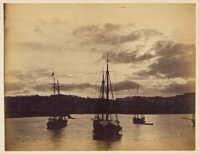 Nocna scena w porcie autorstwa Col. Henry Stuart Wortley