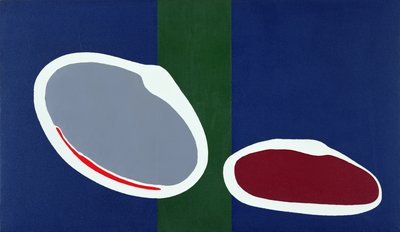 Go Discs II, 1999 (akryl na płótnie) (para 135005) autorstwa Colin Booth