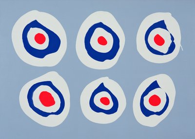 Rewolwer, 1998 (akryl na płótnie) autorstwa Colin Booth