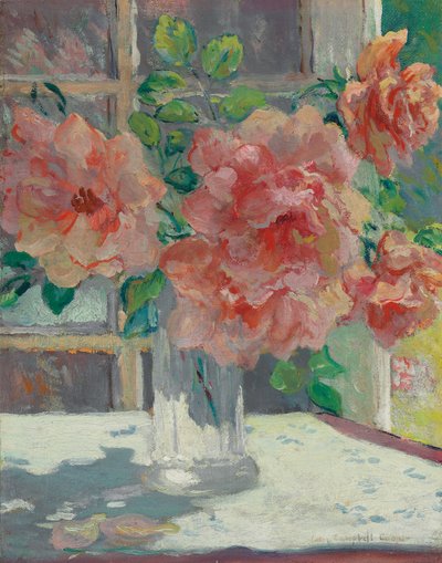 Róże (olej na płótnie) autorstwa Colin Campbell Cooper
