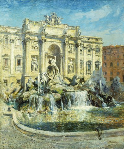 Fontanna di Trevi, Rzym autorstwa Colin Campbell Cooper