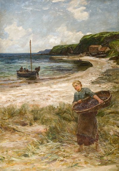 Dziewczyna, która nęci linię autorstwa Colin Hunter
