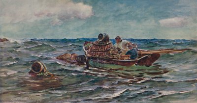 Łapacze homarów, 1886, 1935 autorstwa Colin Hunter