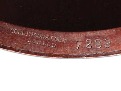 Stolik okolicznościowy w stylu wiktoriańskim, detal, ok. 1880 (palisander i kość słoniowa) autorstwa Collinson and Lock