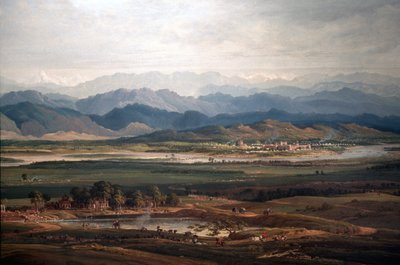 Marsz Franciszka Markiza Hastings 1754-1826 1814-15 olej na płótnie detal z 237634 autorstwa Colonel Charles Joseph Doyle
