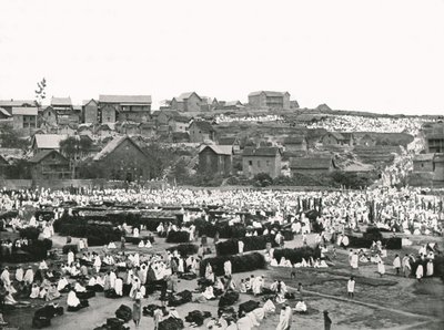 Rynek, Antananarywa, Madagaskar, 1895. autorstwa Colonel Stewart