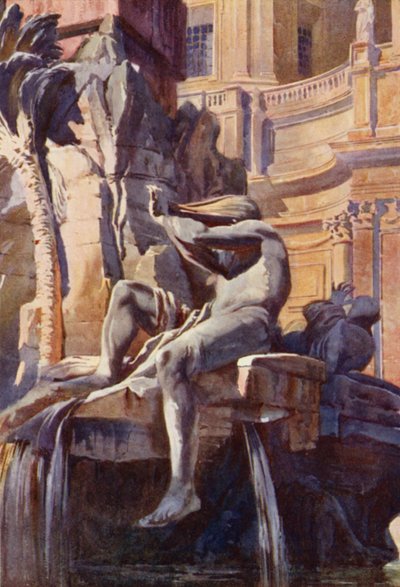 Fontanna Piazza Navona, Rzym autorstwa Commendator Formilli