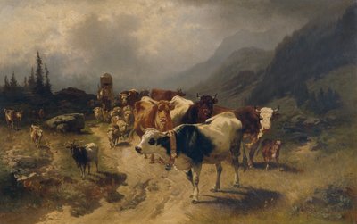 Viehabtrieb autorstwa Conrad Bühlmayer