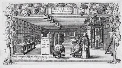 August von Brunswick-Lüneburg w swojej bibliotece, 1650 autorstwa Conrad Buno