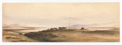 Berkeley Sound, Falklandy, ok. 1878 r. (akwarela) autorstwa Conrad Martens