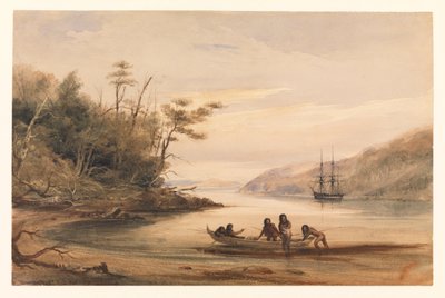 Portrait Cove, kanał Beagle autorstwa Conrad Martens