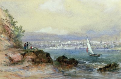 Widok na port w Sydney autorstwa Conrad Martens
