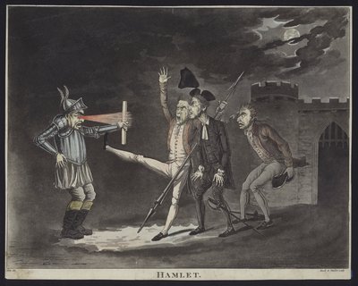Hamlet (akwatinta) autorstwa Conrad Martin Metz