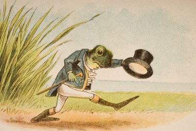 A Frog He would A-Wooing Go, z książki „Old Mother Goose