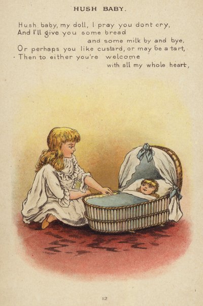 Rymowanka: Hush Baby (chromolitho) autorstwa Constance Haslewood