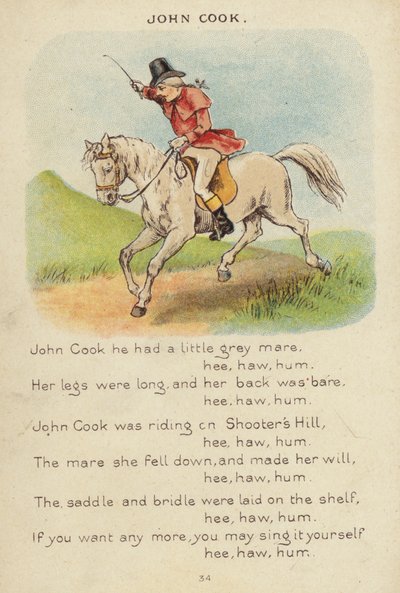 Rymowanka: John Cook (chromolitho) autorstwa Constance Haslewood