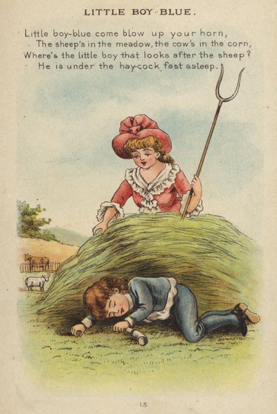 Rymowanka: Little Boy Blue (chromolitho) autorstwa Constance Haslewood