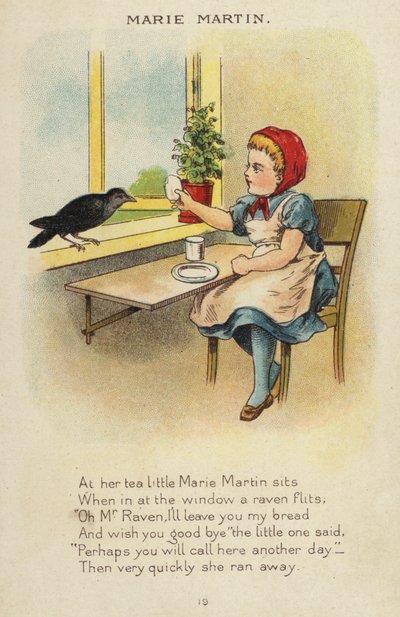 Rymowanka: Marie Martin (chromolitho) autorstwa Constance Haslewood