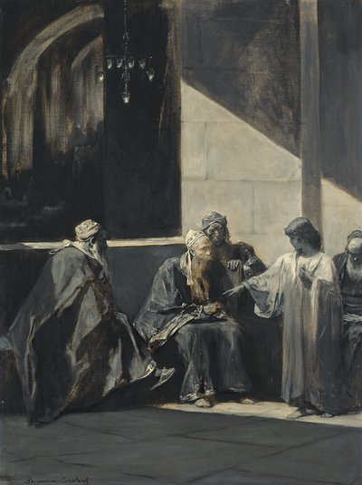 Chrystus nauczający w świątyni autorstwa Constant