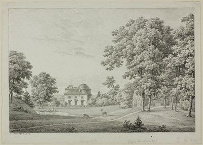 Zamek Bagatelle w Bois de Boulogne autorstwa Constant Bourgeois