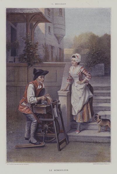Le Remouleur (Młynek do noży) autorstwa Constant Joseph Brochart