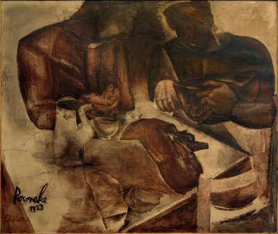 Constant Permeke, "Czarny chleb" / olej na płótnie, 1923 autorstwa Constant Permeke