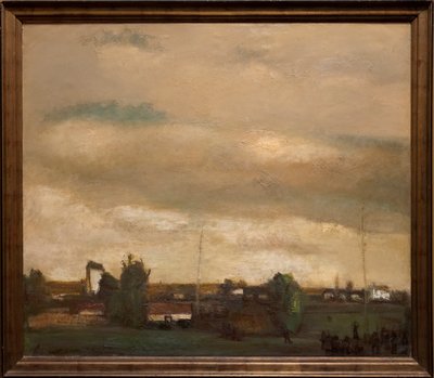 Wioska i łucznictwo autorstwa Constant Permeke