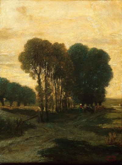 Kępka drzew, ok. 1930 1860. autorstwa Constant Troyon