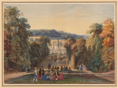 W parku Saint Cloud, 1800. autorstwa Constant Troyon
