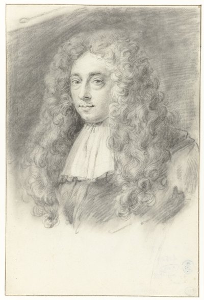 Autoportret (?) Constantijna Huygensa Młodszego autorstwa Constantijn Huygens (II) (possibly)