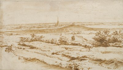 Krajobraz w pobliżu Appeldoorn, 1680 autorstwa Constantijn Huygens