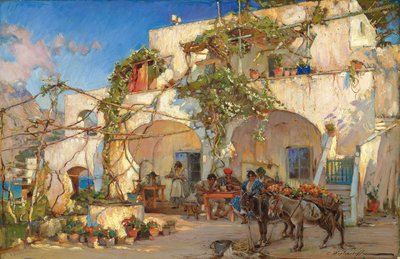 W karczmie (olej na płótnie) autorstwa Constantin Alexandrovich Westchiloff