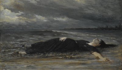 Ofelia autorstwa Constantin Emile Meunier