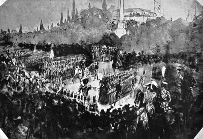 Przegląd w Madrycie, 1930. autorstwa Constantin Guys