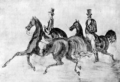 Jeźdźcy, 1930. autorstwa Constantin Guys