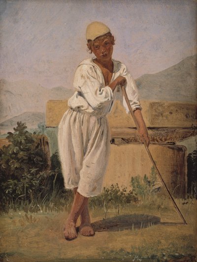 Pasterz. Pompeje autorstwa Constantin Hansen