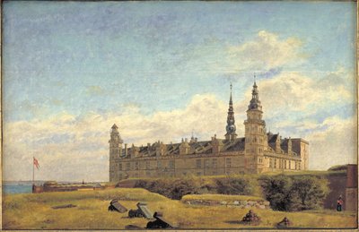 Zamek Kronborg autorstwa Constantin Hansen